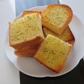 碧きりん's cooksnap of when they made ガーリックトースト　食パンver..