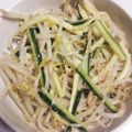 pucyipan's cooksnap of when they made もやしとキュウリのゴマ味噌和え.