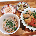 miwayon's cooksnap of when they made マグロのたたきdeそぼろ丼.