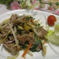 masakohママ's cooksnap of when they made 豚肉と野菜炒め　ごまドレッシング味.