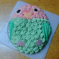 ポヨモン's cooksnap of when they made ことり隊 セキセイインコ 立体ケーキ.