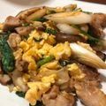 machinachi's cooksnap of when they made 菜の花とチキンのたまご炒め.