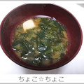ちょこ☆ちょこ's cooksnap of when they made ネギとワカメの味噌汁.