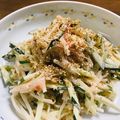 陸ケミ's cooksnap of when they made すぐ出来る！もやしの明太子マヨネーズ和え.