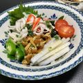 ☆GSSQHY☆'s cooksnap of when they made 長芋オクラなめこのネバネバサラダ.