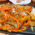 ニナw's cooksnap of when they made 揚げずに簡単♡白身魚の甘酢あんかけ.