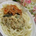 masakohママ's cooksnap of when they made コク旨☆納豆キムチうどん.