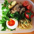 さやまめこ's cooksnap of when they made お弁当にも簡単タレマヨパスタ♪.