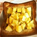 まっこり3号's cooksnap of when they made アップルパイになりたいトースト.