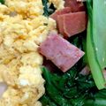 ずーまど's cooksnap of when they made スパムと小松菜卵炒め.