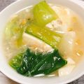 はるシェフ's cooksnap of when they made シーチキンとチンゲン菜、豆腐のスープ.