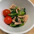 ポメちょん's cooksnap of when they made 小松菜とツナのサラダ.