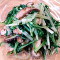 ☆とん吉☆'s cooksnap of when they made 水菜としいたけのごまだれあえ.