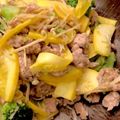 1035's cooksnap of when they made 挽肉とズッキーニ(茄子)のナンプラー丼.