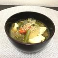 ☆こまっと☆'s cooksnap of when they made 簡単においしさアップ！ちぎり豆腐の味噌汁.