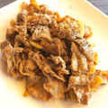 mimo_pan's cooksnap of when they made 筍と豚肉ホウレンソウのコクうまソース炒め.
