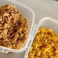 otsnzm6205's cooksnap of when they made 鶏胸肉de♡混ぜるだけ最強の鶏そぼろ丼！.
