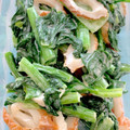 nicamom's cooksnap of when they made レンジで簡単小松菜とちくわのごまマヨ和え.