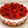 bsmiled123's cooksnap of when they made クリスマスに♡苺のレアチーズケーキ✨.