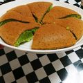 ピースケィ's cooksnap of when they made ♪あざやか緑の小松菜ケーキ♪HMで簡単！.