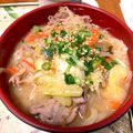 ミルキーーウェイ's cooksnap of when they made ごま味噌うどん(覚え書き).