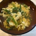 菜鳳子's cooksnap of when they made ニラ玉スープ(和風醤油だし味).