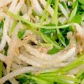 メーヤン's cooksnap of when they made レンジで簡単副菜！もやしと豆苗のナムル.