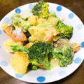 konatsu221's cooksnap of when they made 鮭と野菜のハニーマスタード和え.