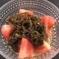 ＊＊まゆゆ＊＊'s cooksnap of when they made もずくトマト胡瓜のイタリアンもずく酢.