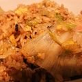 ぽんちち2003's cooksnap of when they made 【簡単10分】シンプルレタスチャーハン.