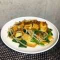 ねもかほ's cooksnap of when they made 厚揚げもやし炒め～ステーキソースがけ～.