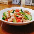 ゆじみん's cooksnap of when they made レンジでチン♪鶏モモ肉のサラダ.