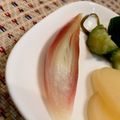 むすめたち's cooksnap of when they made お弁当に♪時短みょうがの甘酢漬け.