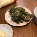 はらぺこまさる's cooksnap of when they made サクサク☆春菊の天ぷら.