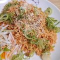 Kiraki_'s cooksnap of when they made 簡単カルボナーラ風?!釜玉チキンラーメン.