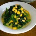 ニャンチュ～'s cooksnap of when they made レンジで簡単♪ほうれん草バターソテー.