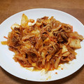 ayayanko's cooksnap of when they made 材料たった3つ！簡単豚キムチ.