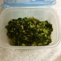浩スケ's cooksnap of when they made 大根の葉の甘辛炒め.