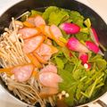 ゆにこーん☆'s cooksnap of when they made ラディッシュと水菜のコンソメスープ.