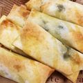 ゆりちそ's cooksnap of when they made 揚げない！むね肉大葉チーズ春巻★.