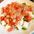 オアシス☆彡's cooksnap of when they made 美味しいトマトと豆腐の和風サラダ.