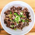 ぷりんの口笛's cooksnap of when they made 簡単にお店の味☆牛丼.