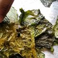 ナヲミンミン's cooksnap of when they made パリッと！ごま油香るケールチップス.