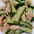 クック3B4H42☆'s cooksnap of when they made きゅうりとサラダチキンの中華あえ.