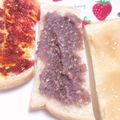 はるにゃ❀'s cooksnap of when they made ♪あんこと●●でゴマ団子風トースト♪.