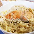 なおきんとん's cooksnap of when they made 牛乳消費！鮭のスープパスタ.