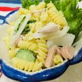 U☆kaoru's cooksnap of when they made 魚肉ソーセージでマカロニサラダ♪.