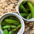 食べ過ぎ野郎's cooksnap of when they made スナップエンドウの塩昆布和え.