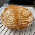 クックおやじDOA's cooksnap of when they made カンパーニュ（全粒粉入）.