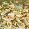めいちママ＊'s cooksnap of when they made 卵レタスサラダ.